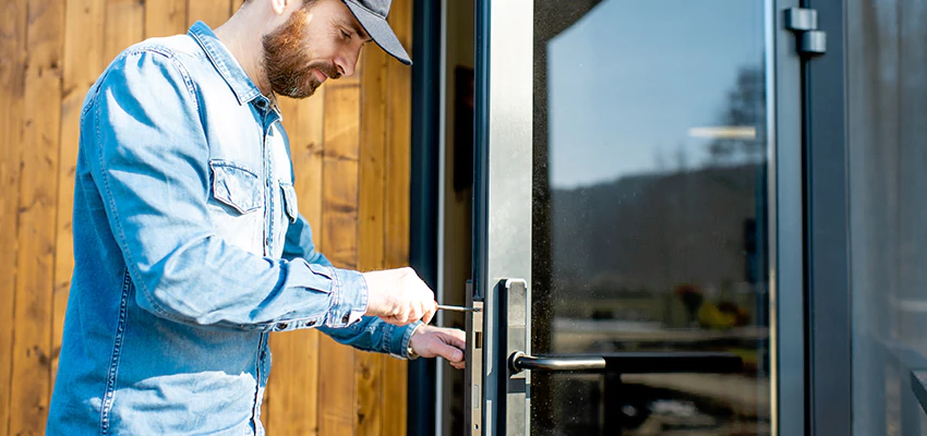 Frameless Glass Storefront Door Locks Replacement in Edwardsville, IL