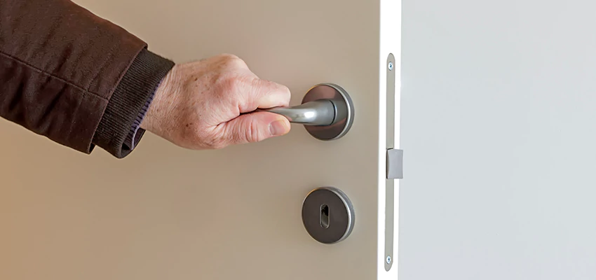 Restroom Locks Privacy Bolt Installation in Edwardsville, Illinois